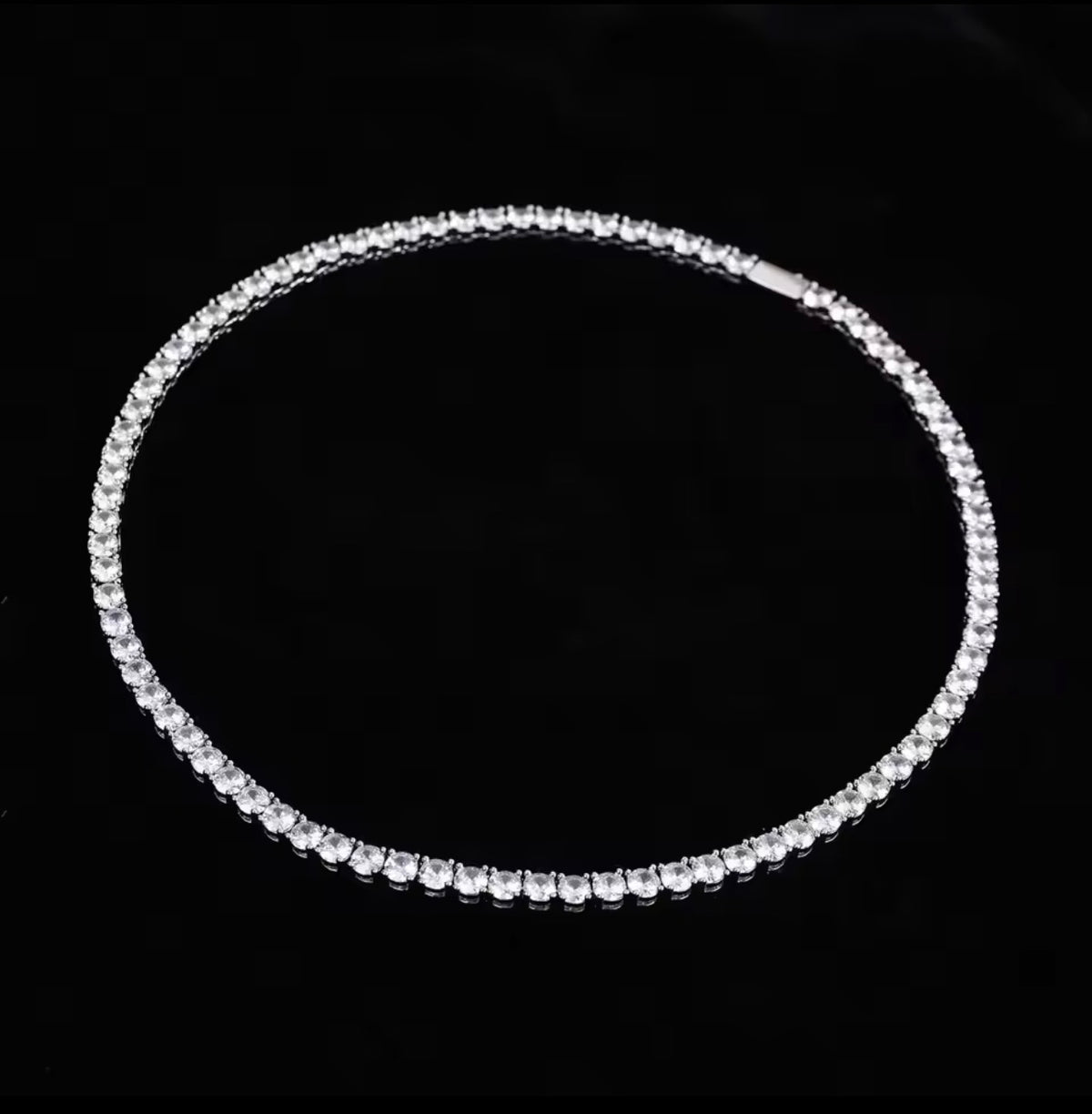 Zircon Chain Necklace
