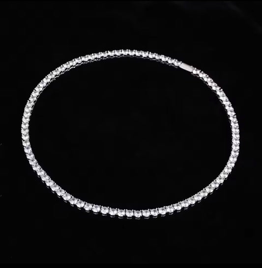 Zircon Chain Necklace